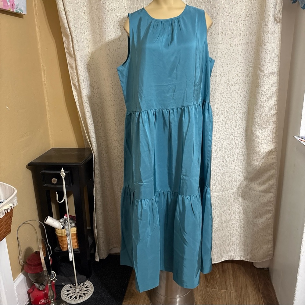 Eileen Fisher silk maxi dress